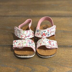Floral Pink Toddler Girl Sandals
